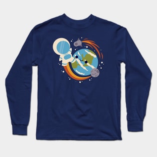 Kawaii Spaceman Long Sleeve T-Shirt